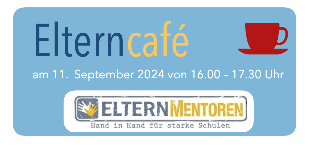 Einladung zum Elterncafé am 11.9.2024